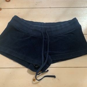 Navy hard tail shorts